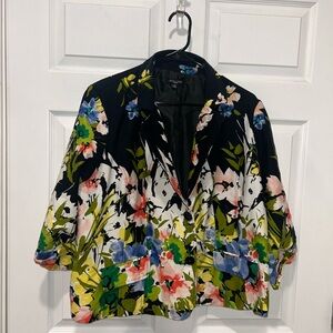 NOTATIONS‎ WOMEN'S SIZE  3X MULTI COLOR FLORAL CASUAL JACKET